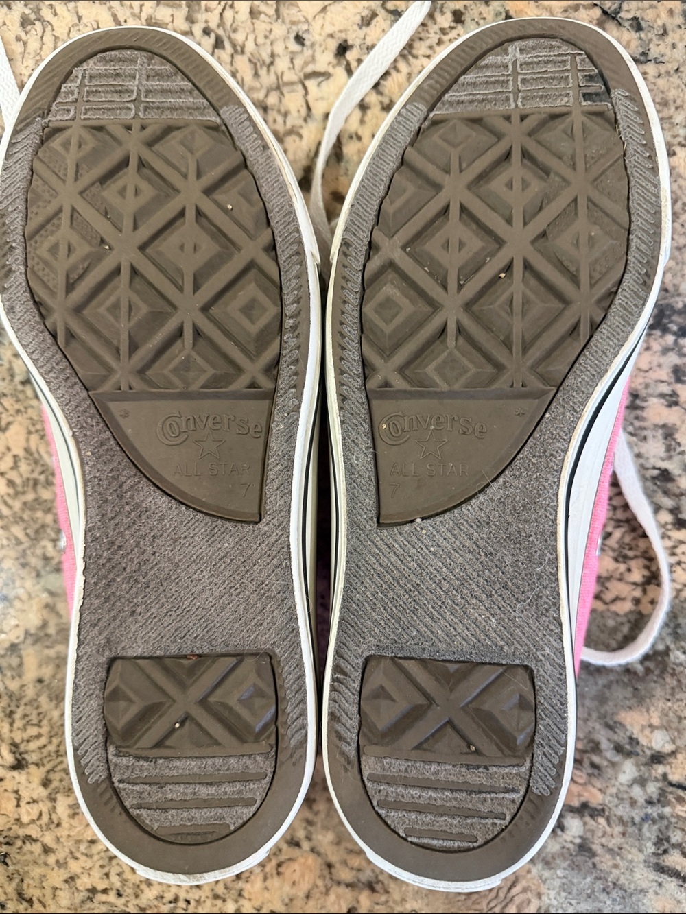 Converse Pink Low Top Canvas Sneakers - Picture 7 of 9